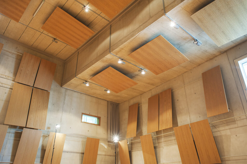 wooden acoustic panels